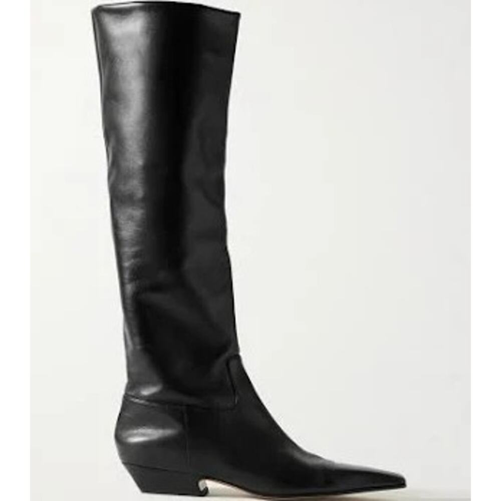 Khaite Marfa Black Knee High Boot 40